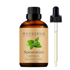 Wuvezrub Spearmint Essential Oils, 60ML Pure and Natural Essential Oil for Aromatherapy Diffuser - Spear…