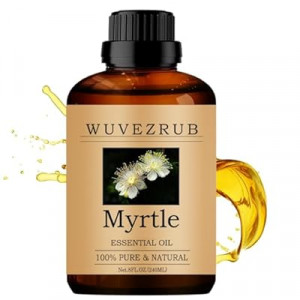 Wuvezrub Myrtle Essential Oils 240ML, 100% Pure and Natural Essential Oil for Aromatherapy Diff…