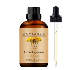 Wuvezrub Helichrysum Essential Oil, 60ML Pure and Natural for Aromatherapy Diffuser - 2 Fl Oz