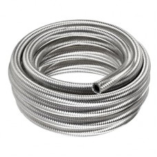 EVIL ENERGY 10AN Fuel Line, AN10 Braided Fuel Hose Nylon CPE 20FT Silver