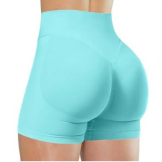 Unthewe Womens Workout Seamless Scrunch Butt Lifting Shorts High Waisted Tummy Control Gym Yoga…