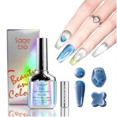 SAGEBIO High-Density Cat Eye Gel Nail Polish with Magnet Stick, 15ml Dopamine Color Palette, Magnetic…
