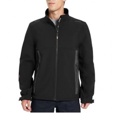 DURAWERK Softshell Jacket Mens Fleece Jacket Water Resistant Jackets Work Jackets for Men Tactical Jacke…