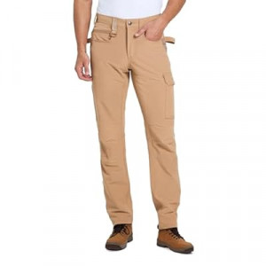 DURAWERK Men's 4-Way Stretch Cargo Pants, Work Pants, Durable Tactical Pants, Lightweight EDC Hik…