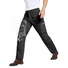 DURAWERK Men's Cargo Pants, Water Resistant Work Pants, Durable Ripstop Tactical Pants, EDC Hiking…
