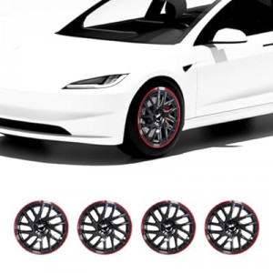 GrJyls Wheel Covers for Tesla Model 3 Wheel Covers, Wheel Cover Hubcaps Compatible with Tesla Model 3 (20…