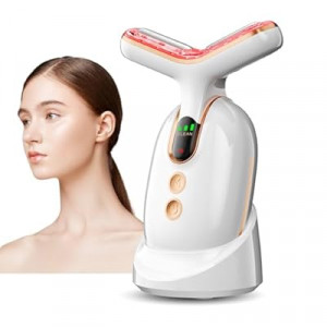 Mosnami 3 Massage Modes Face Neck Massager,3 Color Rechargeable Facial Massager,at Home Face Culpting To…