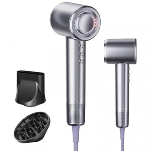 Swharzcopt Hair Dryer with Diffuser,1500W Professional High Speed Ionic Blow Dryer for Fast Dry…