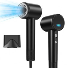 Hair Dryer - 150000 RPM High-Speed Blow Dryer with Negative Ionic Care for Fast Drying. Lightweight, Low N…