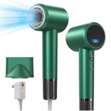 Professional Hair Dryer - 150000 RPM High-Speed, Negative Ionic for Fast Drying and Hair Care. Low Noise, 4…