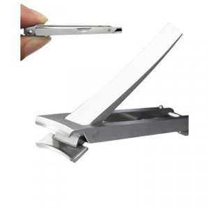 HEYCROWN Small Nail Clippers Travel Fingernail Clipper Ultra Thin Foldable Design