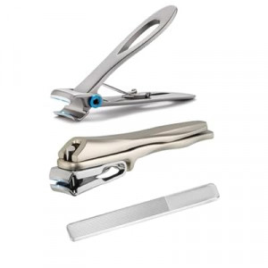 HEYCROWN Nail Clippers Set Toenail Clippers for Thick Toenails for Seniors