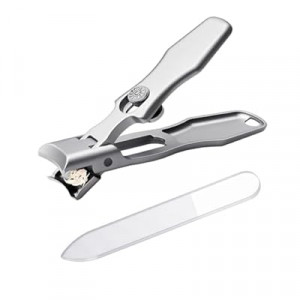 HEYCROWN Toenail Clippers for Thick Toenails Large Nail Clippers for Seniors Men