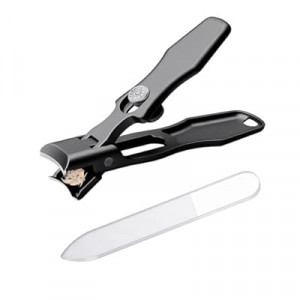HEYCROWN Toenail Clippers for Thick Toenails Large Nail Clippers for Seniors Men