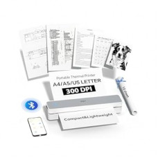 PRT Portable Printer Wireless for Travel, Inkless Bluetooth Small Mobile Thermal Printer, Support 8.…