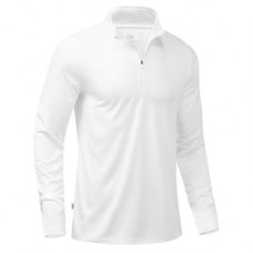 Obla Golf Quarter Zip Pullover for Men Mock Neck Sweatshirt Lightweight Sun Protection Men's L…