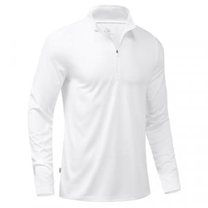 Obla Golf Quarter Zip Pullover for Men Mock Neck Sweatshirt Lightweight Sun Protection Men's L…