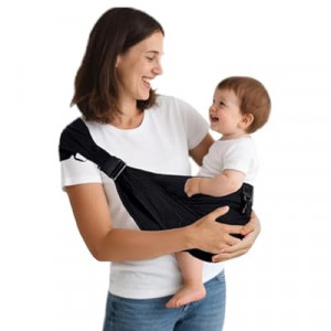 Baby Sling Carrier Newborn to Toddler, Lightweight Baby Carrier Sling, Baby Wrap Sling, Baby Hip Se…