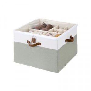 StorageWorks Shoe Organizer for Closet, Fits up to 16 Pairs, Shoe Cubby Storage Containers with Adj…