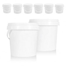 8 Pack Paint Buckets for Painting 2 Quart Paint Cans with Lids & Handles Empty Paint Cans 1/2 Gallon Paint…