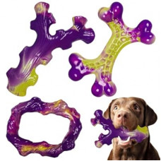 Frienhund Tough Dog Toys for Aggressive Chewers 3 Pack, Indestructible Dog Toy for Large Do…