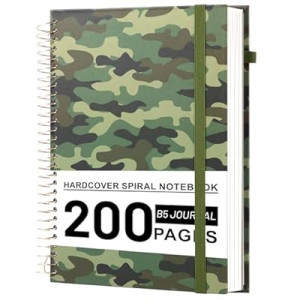Yoment Hardcover Notebook 7 x 10 B5 Spiral Bound Journal College Ruled, 200 Pages, Notebooks for W…