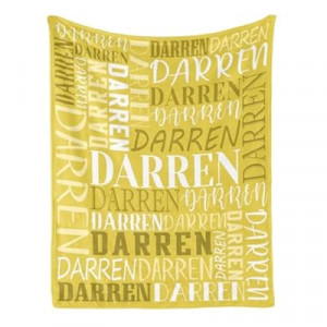 WYMLDFG Custom Name Blanket for Baby Kids Custom Blankets with Name Personalized Gifts for Birthd…