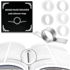 Thumb Book Page Holder Christmas Gifts for Book Lovers, Ultralight Metal Book Reading Holders Accessories…