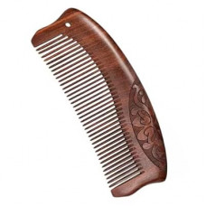 YAKUNCL Natural Sandalwood Comb - Anti Static Wooden Comb for Women, Smooth Detangling Fine T…