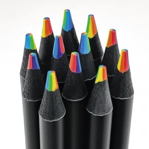 OHOME Easter Basket Stuffers - 12 Rainbow Colored Pencils - Easter Games Crafts for kids,Art Supplies…