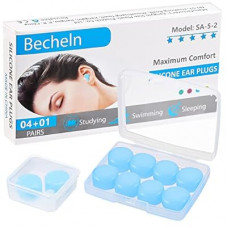 Ear Plugs for Sleeping, Waterproof Moldable Silicone EarPlugs for Sleeping Noise Cancelling, Mowing,…