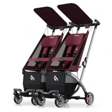 Beberoad Love R1 Auto-Folding Ultra Lightweight Double Stroller Twin Strollers, Side by Side Stroller for B…
