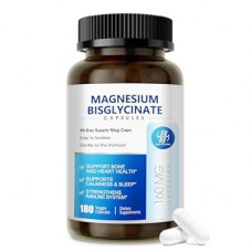 iMATCHME Magnesium Bisglycinate 100%, Magnesium Supplement Support to Sleep & Calmness,Heart…