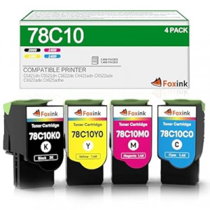 CX421 Toner Cartridge Replacement for Lexmark CX421adn Toner Cartridge for Lexmark CX522ade C…