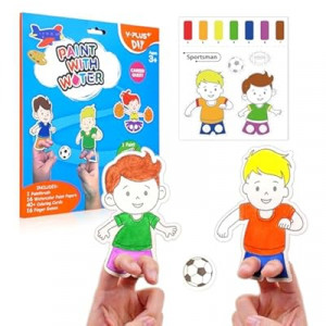 YPLUS Paint with Water Books for Toddlers, Watercolor Painting Funny Careers, Gift for Kids Ages 1-3, 2-4,…