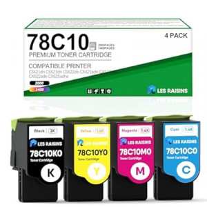 CS421 Toner Cartridge Replacement for Lexmark CS421dn Toner Cartridge for Lexmark CS521dn CS622de CX4…