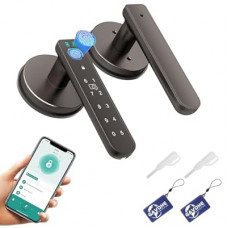 Gavdhe Fingerprint Door Lock Smart Fingerprint Door Knob with Keyless Entry Biometric Door Lock with Key…