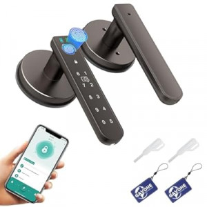 Gavdhe Fingerprint Door Lock Smart Fingerprint Door Knob with Keyless Entry Biometric Door Lock with Key…