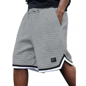 3rd hill Mens Athletic Sweat Shorts Casual Stretch Waffle Workout Gym Shorts 7