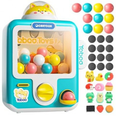 Skirfy Vending Machine Kids Toys 10 Empty Eggs Mini Vending Machine Erasers Operated Gumball Prize Ma…