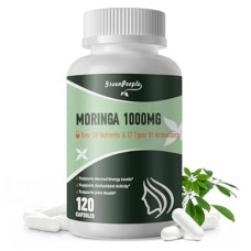 GREENPEOPLE Liposome Moringa Capsules 1000mg - 10X Absorption 7- in -1 Pure Moringa Powder Suppl…