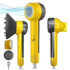 SIMPLISPA Professional Hair Dryer with Diffuser | High Speed Ionic Blow Dryer | 600 Million Negative Ions | L…