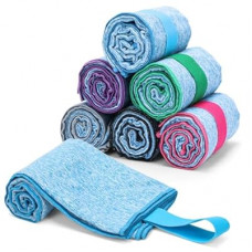 KISS QUEEN 6 Pack Sweat Towels for Men Women Working Out Lightweight Quick-Dry Microfiber G…