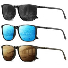 YDAOWKN Polarized Sunglasses for Men, Lightweight Sun Glasses With UV Protection for Driving Fishing Golf