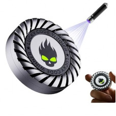 Fidget Spinner for Adults Teens- 3-in-1 Metal Stress Relief Toys with Silent Spinning, Slider & Clicker, EDC Offic…