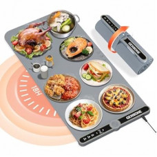 GENXONE Warming Mat for Food, Extra Large 31.5'' x 15'' Food Warmers for Parties Buffet, Portabl…