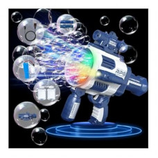 VATEPRTOY Upgraded Rapid-Fill Automatic Bubble Machine Gun - Rechargeable Electric Blaster for Ki…