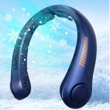 JMOSTRG Neck Fan Rechargeable - Portable Personal Fan with Neck Support, 5 Speeds Full Surround Co…
