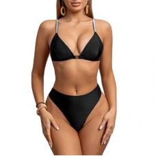 Dolayci One Piece Swimsuit Women Tummy Control Color Block Swimwear Wide Straps Slimming B…