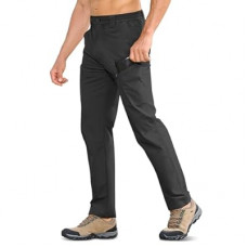 MOURCE Hiking Pants Men Quick Dry - Water Resistant Lightweight Cargo Pants for Men 7 Pockets Outdoor Tr…